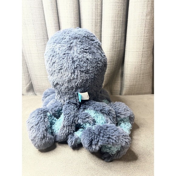 Manhattan Toy Octopus Plush Blue Stuffed Animal Curl Legs 13” - Picture 6 of 9